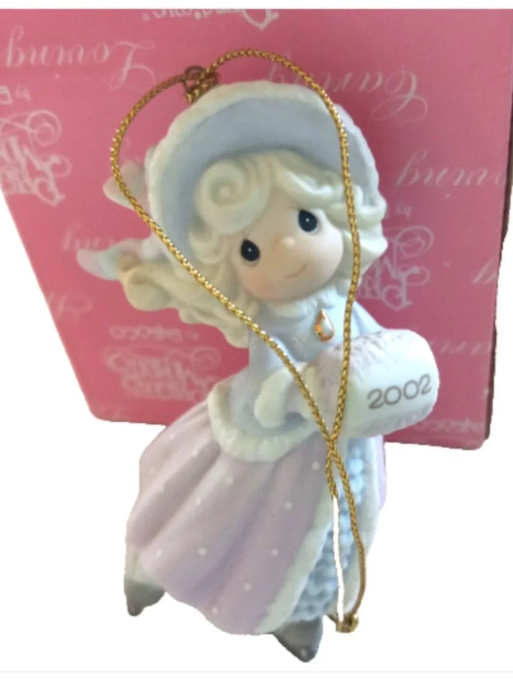 Vtg Precious Moments Ornament 2002 May Your Holidays Sparkle With Joy 104203 IOB